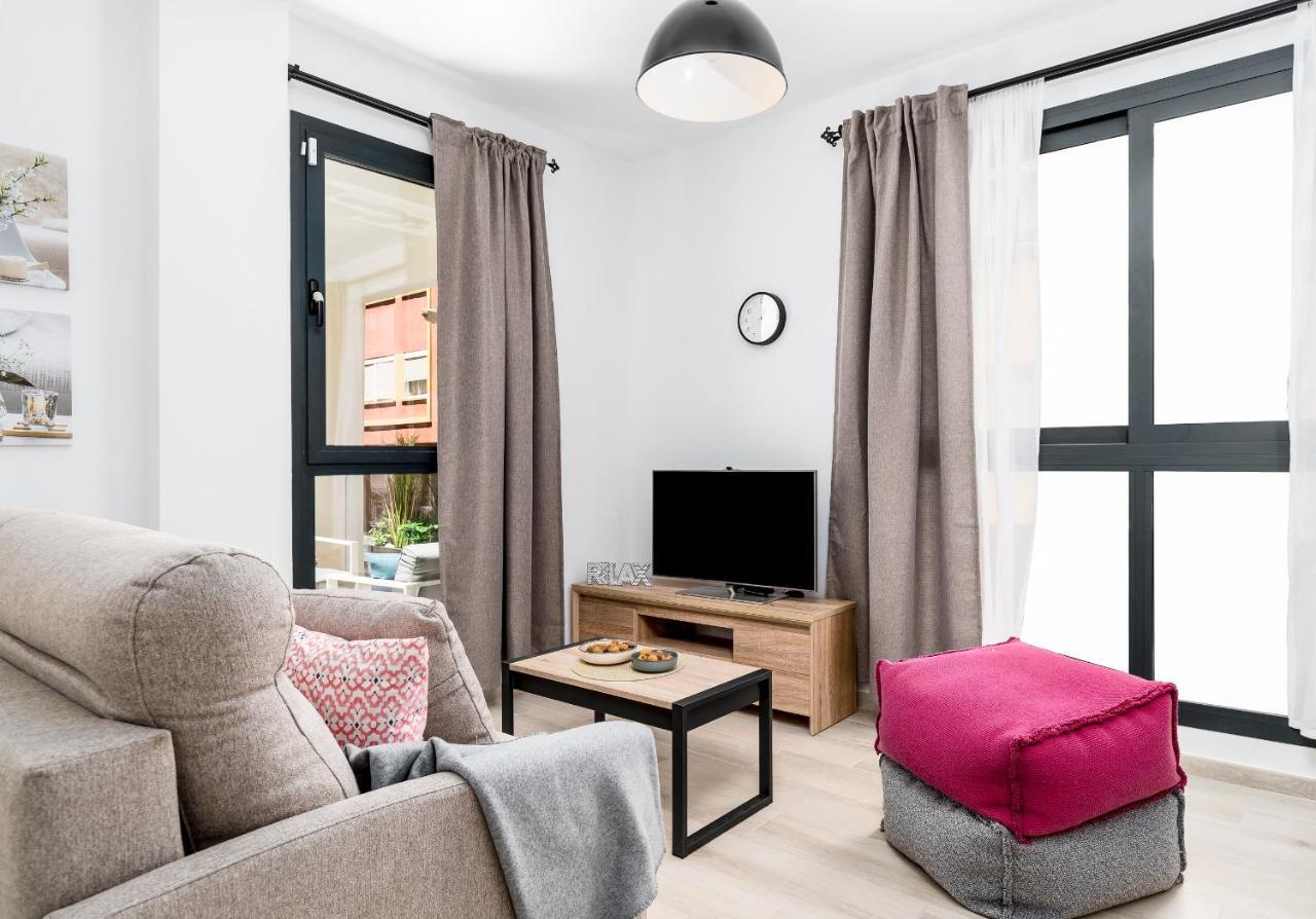 Apartamento Deluxe Con Piscina, Terraza & Parking Málaga Eksteriør bilde
